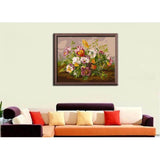 Paint by numbers pansies