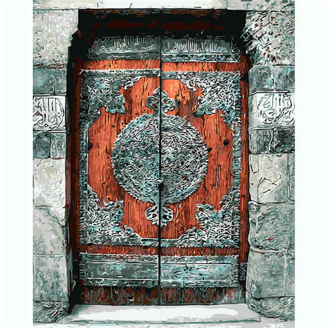 Painting by Numbers Old Gate