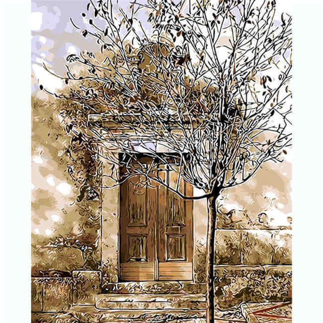 Paint by Numbers Fantasy Gate