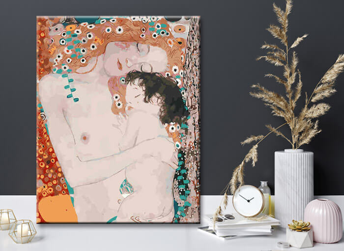 Painting by Numbers Nude Mother with Child