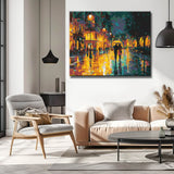Painting by Numbers Rainy Day in The City