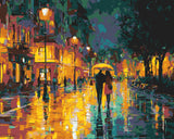 Painting by Numbers Rainy Day in The City