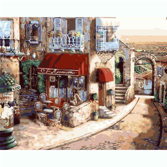 Painting by Numbers Old Town Café