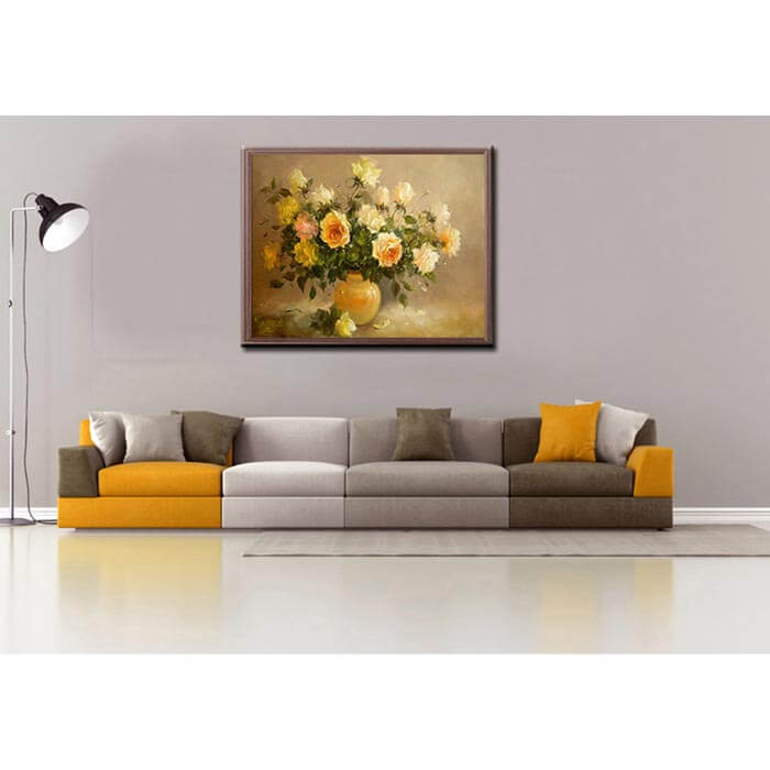 Paint by Numbers Yellow Roses