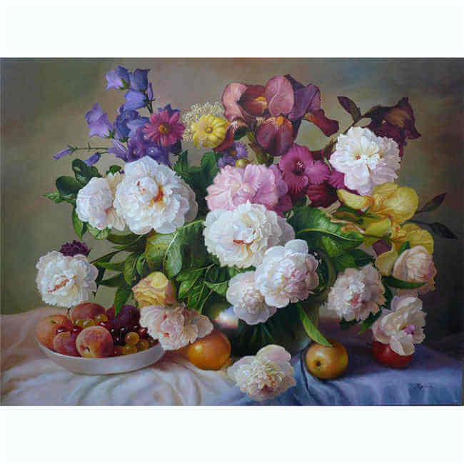 Painting by Numbers Flowers Summer Bouquet