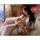 Painting by Numbers Pictures Breastfeeding Mother