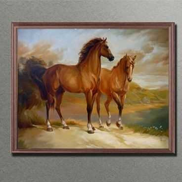 Painting by Numbers Animals Two Horses