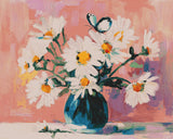 Painting by Numbers Pictures of Daisies and Butterflies