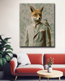 Painting by Numbers Funny Animals Fox in A Suit