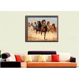 Painting by Numbers Animals Herd of Horses Galloping
