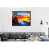 Painting by Numbers Pictures Sunset At The Sea