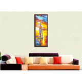 Painting by Numbers Sailboat in The Sunset
