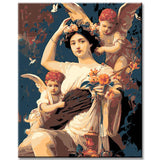 Painting by Numbers Pictures of Mary with Angels