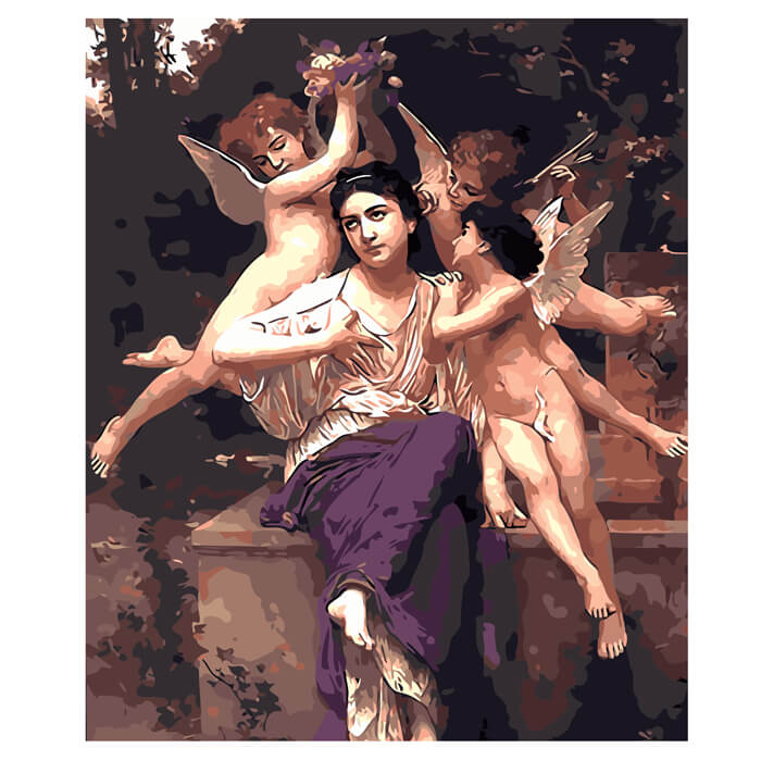 Painting by Numbers Pictures of Mary with Angels