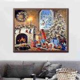 Painting by Numbers Christmas Tree with Gifts