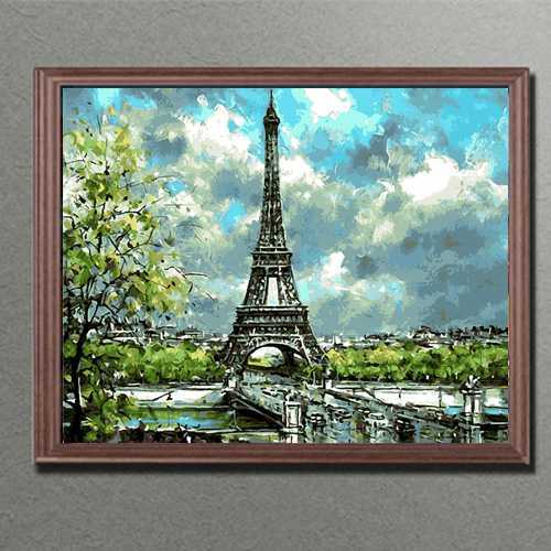 Painting by Numbers Nude Loving Couple Colorful