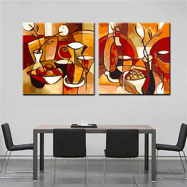 Painting by Numbers Heart Tree Duo