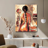 Painting by Numbers Nude Woman with Braid