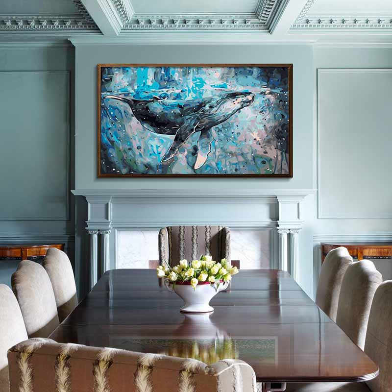 Paint by Numbers Whale