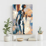Painting by Numbers Nude Rear View