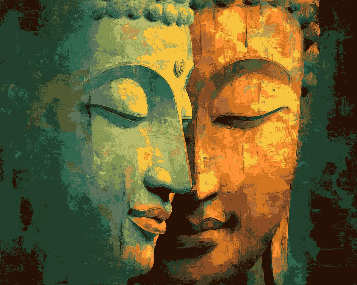 Painting by Numbers Buddha Flute Game