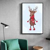 Painting by Numbers Deer with Scarf