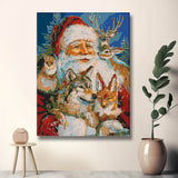 Painting by Numbers Santa Claus and His Friends