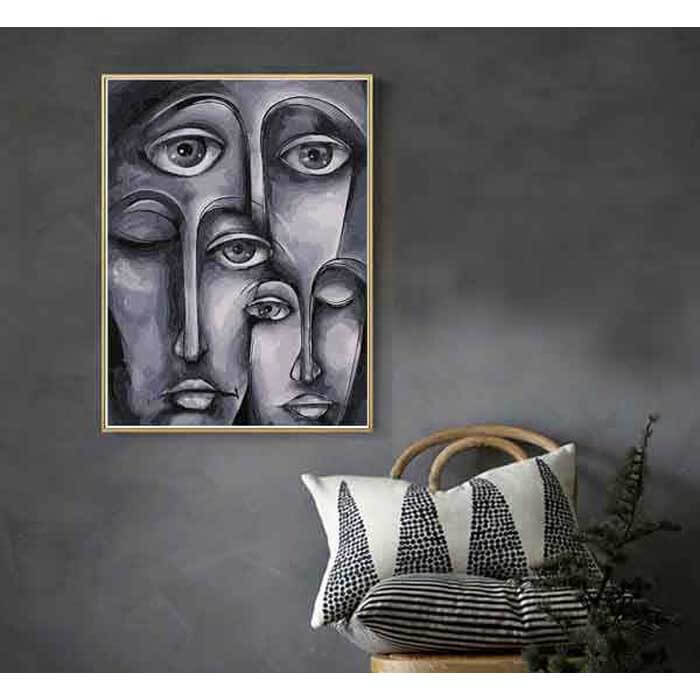 Painting by Numbers Abstract Art Faces Urban World