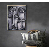 Painting by Numbers Abstract Art Faces Urban World