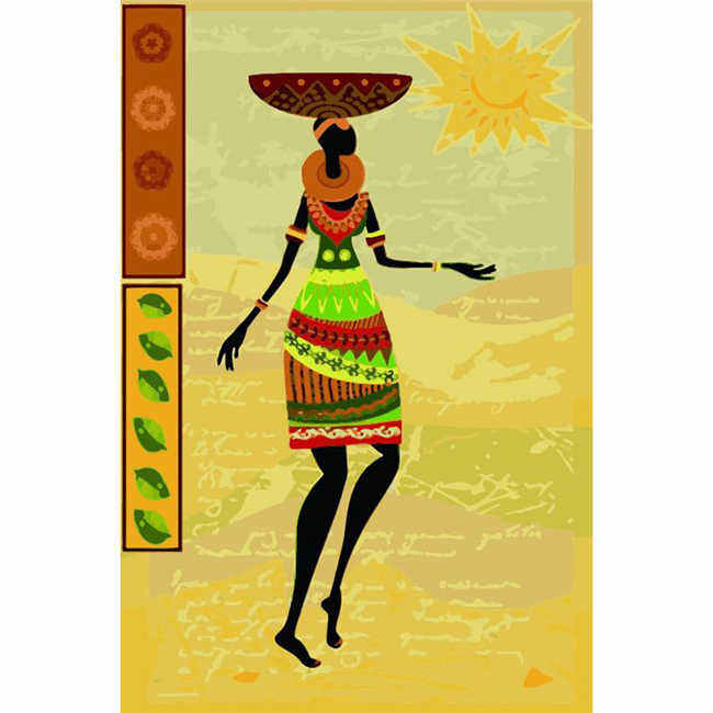 Paint by Numbers Africa Art Carrier