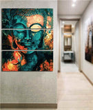 Painting by Numbers Sleeping Buddha - 3-Panel (Triptych)