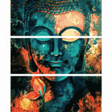 Painting by Numbers Sleeping Buddha - 3-Panel (Triptych)