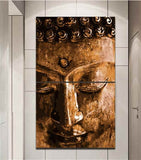 Painting by Numbers Sleeping Buddha Tradition Gold2-Panel(Duo)