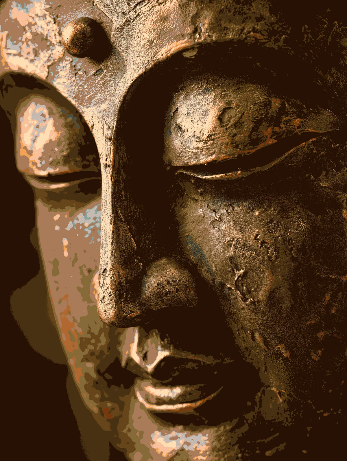 Painting by Numbers Sleeping Buddha Tradition Gold