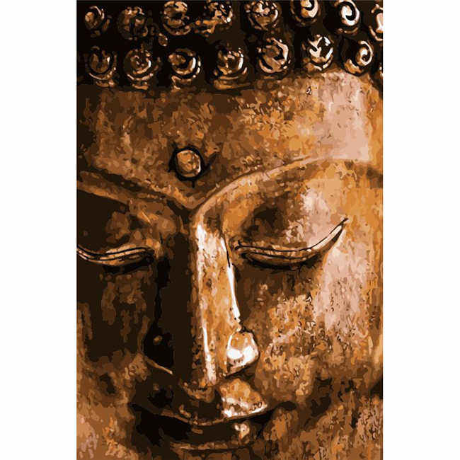 Painting by Numbers Sleeping Buddha Tradition Gold