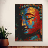 Painting by Numbers Buddha Southeast Asia Colored