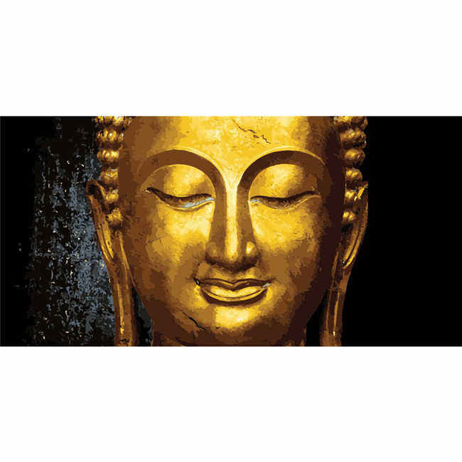 Painting by Numbers Buddha Tradition Gold Statue