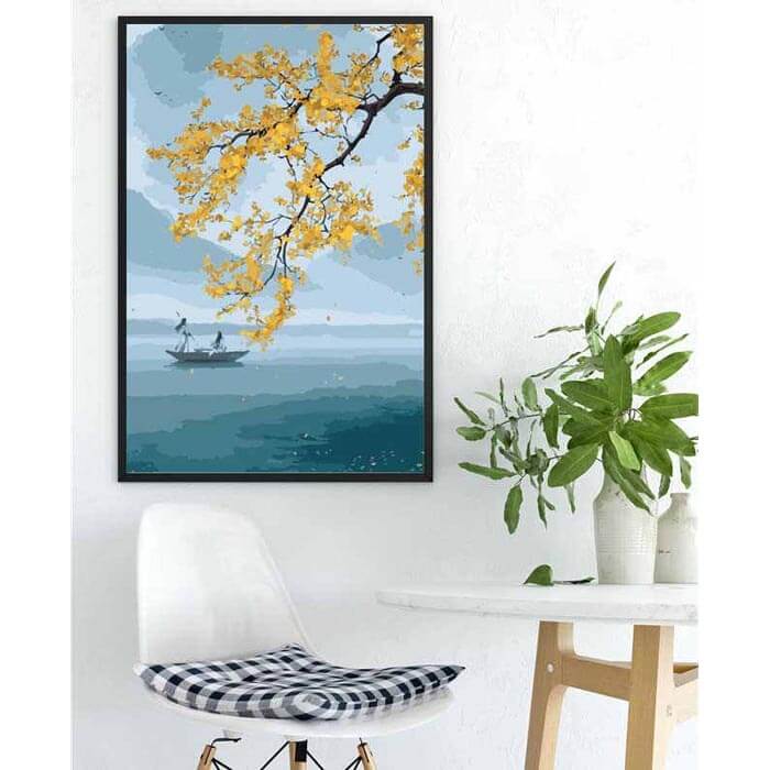 Painting by Numbers China Blue Lake