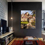Painting by Numbers Schwaebisch Hall Half-Timbered Old Town