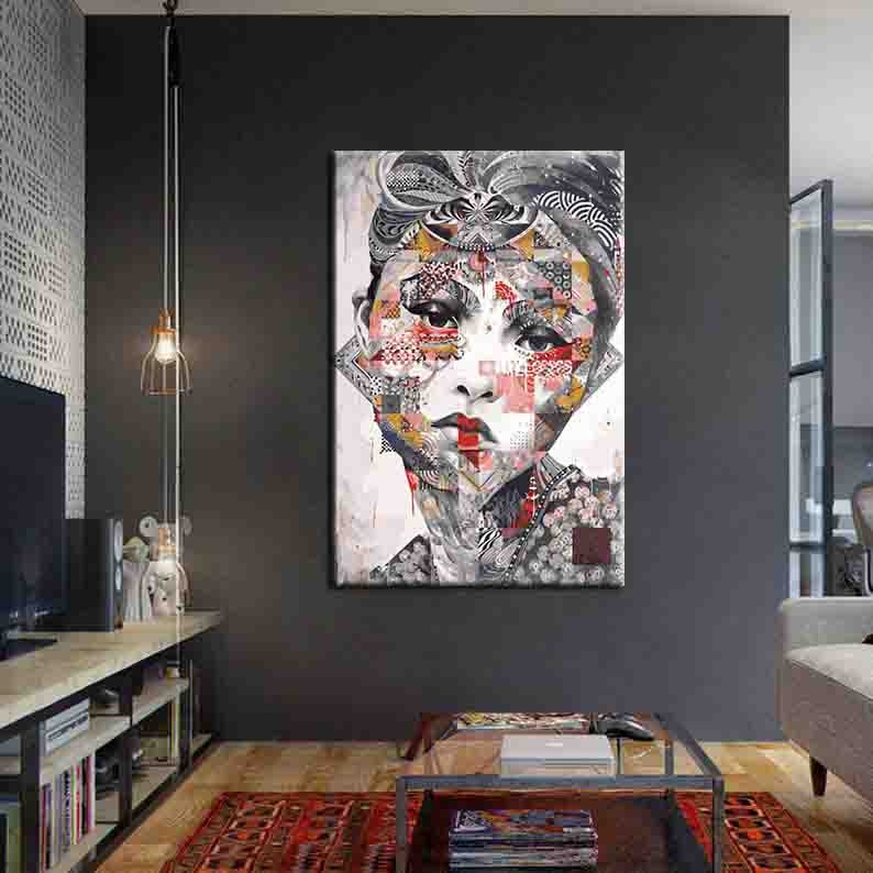 Painting by Numbers Modern Asia Art Woman Face