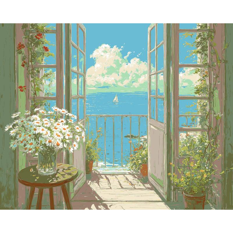 Painting by Numbers Sea View