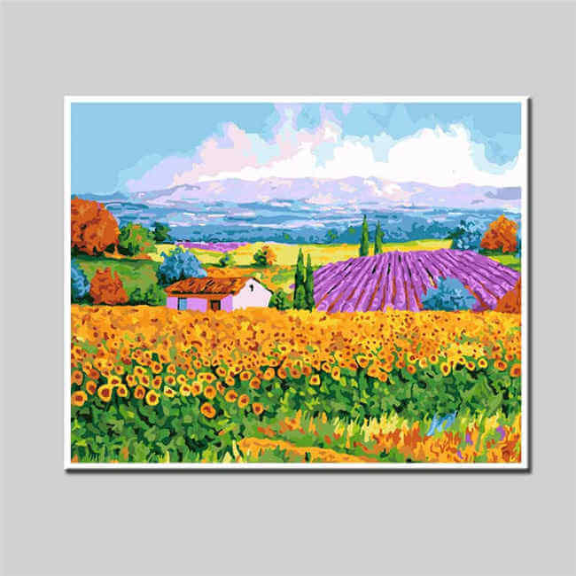 Paint by Number Fields Agriculture