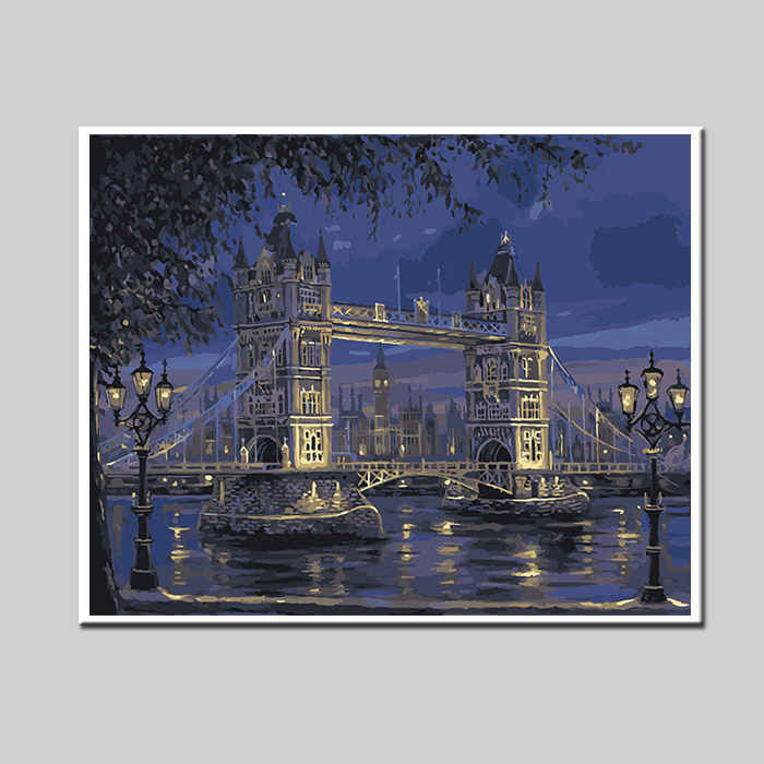 Paint by Numbers Tower Bridge London