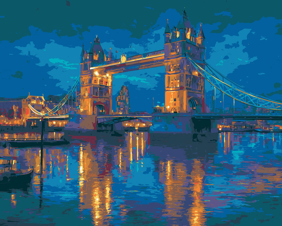 Paint by Numbers Tower Bridge London