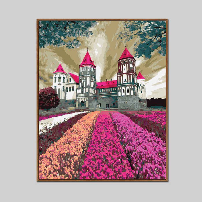 Paint-By-Numbers Sea Of Flowers