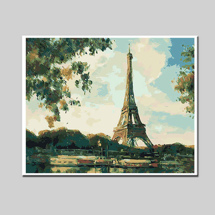 Paint by Numbers Eiffel Tower Paris