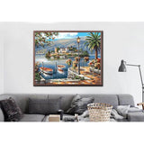 Painting by Numbers Island in Lake italy