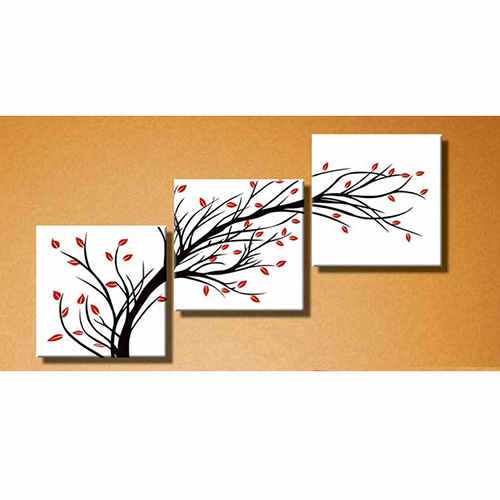 Painting by Numbers Triptych Blooming Branch