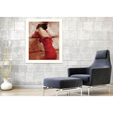 Painting by Numbers Adult Woman in Red Dress