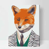 Painting by Numbers Funny Animals Fox with Jacket